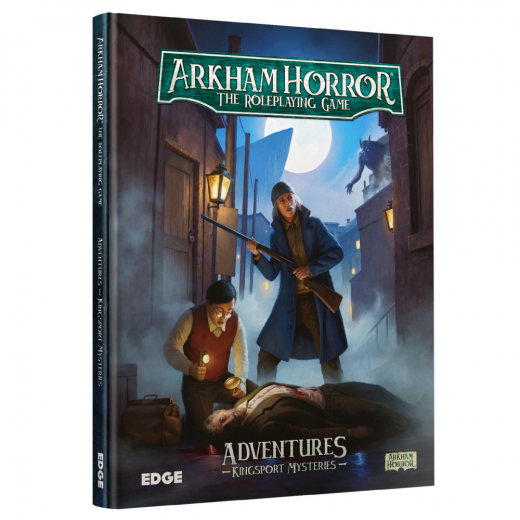 Arkham Horror RPG: Kingsport Mysteries - Adventures i gruppen SELSKABSSPIL / Rollespil hos Spelexperten (AMDESDPSAH06EN)