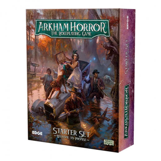 Arkham Horror RPG: Welcome to Promise Starter Set i gruppen SELSKABSSPIL / Rollespil / Arkham Horror RPG hos Spelexperten (AMDESDPSAH07EN)