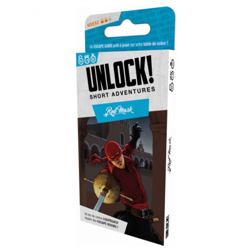 Unlock! Short Adventures - Red Mask i gruppen SELSKABSSPIL / Kortspil hos Spelexperten (AMDSCUNLSH07)