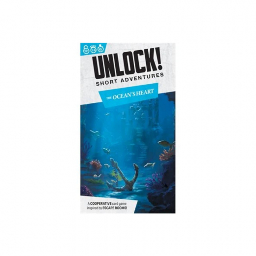 Unlock! Short Adventures - The Ocean's Heart i gruppen SELSKABSSPIL / Spilserier / Unlock! hos Spelexperten (AMDSCUNLSH12)
