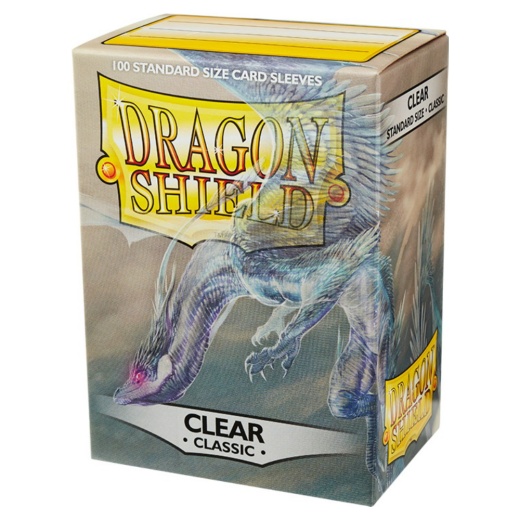 Sleeves Dragon Shield - Classic 63 x 88 mm Clear i gruppen SELSKABSSPIL / Tilbehør / Sleeves hos Spelexperten (AT10001)