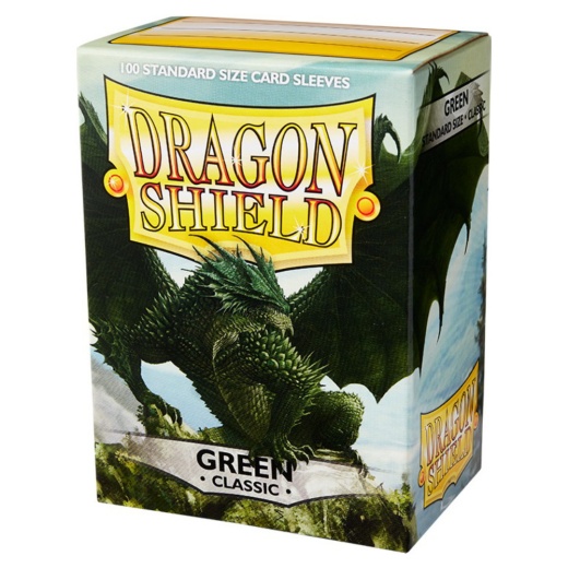 Sleeves Dragon Shield - Classic 63 x 88 mm Green i gruppen SELSKABSSPIL / Tilbehør / Sleeves hos Spelexperten (AT10004)