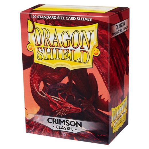 Sleeves Dragon Shield - Classic 63 x 88 mm Crimson i gruppen SELSKABSSPIL / Tilbehør / Sleeves hos Spelexperten (AT10021)