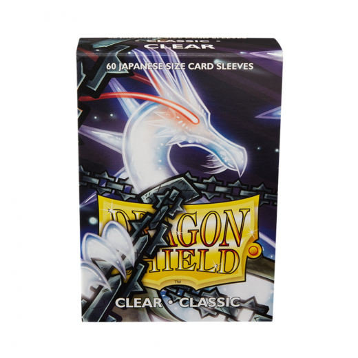 Sleeves Dragon Shield - Classic Japanese 59 x 86 mm Clear i gruppen SELSKABSSPIL / Tilbehør / Sleeves hos Spelexperten (AT10601)