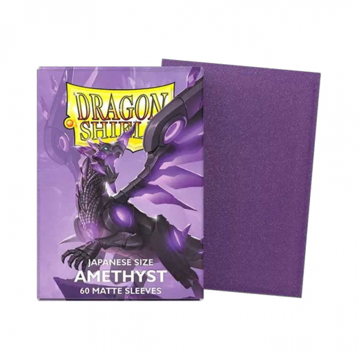 Sleeves Dragon Shield - Matte Japanese 59 x 86 mm Amethyst i gruppen Nyheder hos Spelexperten (AT11160)