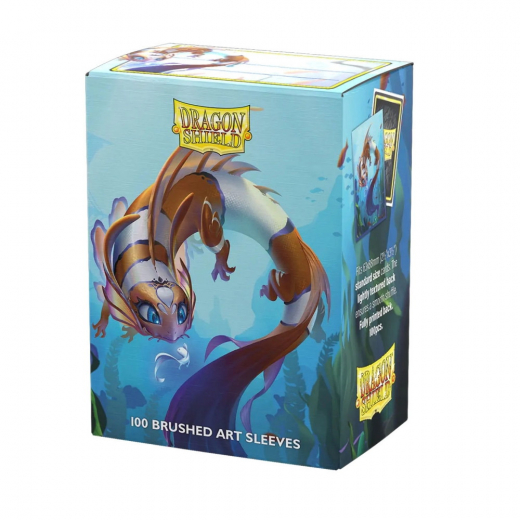 Sleeves Dragon Shield - 63 x 88 mm The Cinderfin i gruppen SELSKABSSPIL / Tilbehør / Sleeves hos Spelexperten (AT12114)