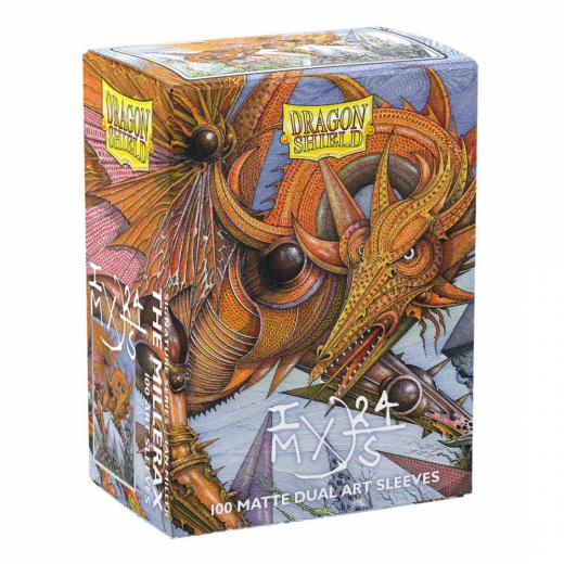 Sleeves Dragon Shield Matte - 63 x 88 mm The Millerax i gruppen SELSKABSSPIL / Tilbehør / Sleeves hos Spelexperten (AT12129)