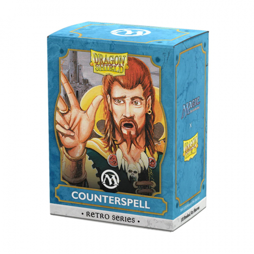 Sleeves Magic - 63 x 88 mm Retro Series: Counterspell i gruppen SELSKABSSPIL / Tilbehør / Sleeves hos Spelexperten (AT16532)