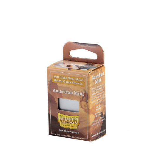Sleeves Dragon Shield 41 x 63 mm Clear/Non-Glare i gruppen SELSKABSSPIL / Tilbehør / Sleeves hos Spelexperten (AT60201)