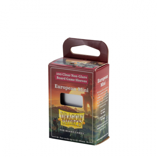Sleeves Dragon Shield 45 x 68 mm Clear/Non-Glare i gruppen SELSKABSSPIL / Tilbehør / Sleeves hos Spelexperten (AT60202)