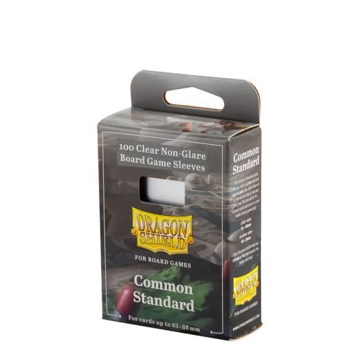 Sleeves Dragon Shield 63 x 88 mm Clear/Non-Glare i gruppen SELSKABSSPIL / Tilbehør / Sleeves hos Spelexperten (AT60205)