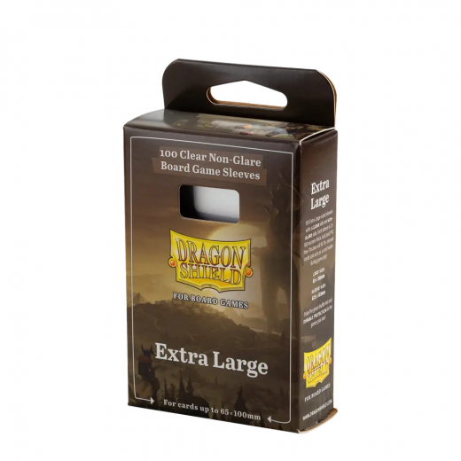 Sleeves Dragon Shield 65 x 100 mm Clear/Non-Glare i gruppen SELSKABSSPIL / Tilbehør / Sleeves hos Spelexperten (AT60206)