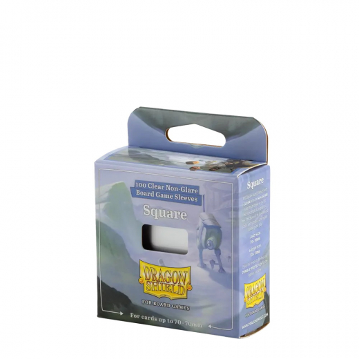 Sleeves Dragon Shield 70 x 70 mm Clear/Non-Glare i gruppen SELSKABSSPIL / Tilbehør / Sleeves hos Spelexperten (AT60207)