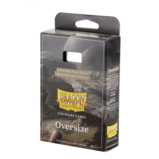 Sleeves Dragon Shield 80 x 120 mm Clear/Non-Glare i gruppen SELSKABSSPIL / Tilbehør / Sleeves hos Spelexperten (AT60209)