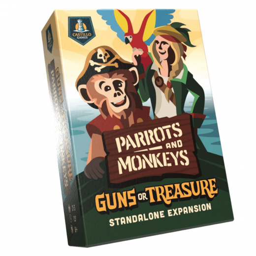 Guns or Treasure: Parrots and Monkeys (Exp.) i gruppen SELSKABSSPIL / Udvidelser hos Spelexperten (ATGCLG02001)