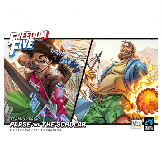 Freedom Five: Parse and The Scholar (Exp.) i gruppen SELSKABSSPIL / Udvidelser hos Spelexperten (AWGDTE15FFPS)