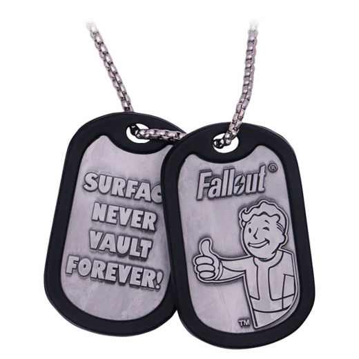 Fallout Metal Dog Tags i gruppen LEGETØJ / Collectibles / Fallout collectables hos Spelexperten (B-FLT002)
