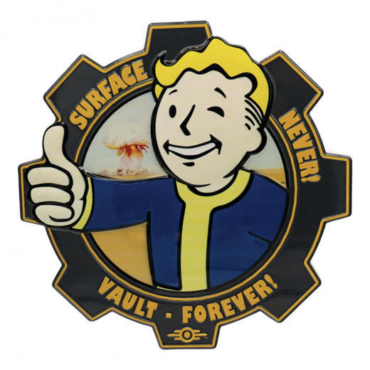 Fallout Vault Boy Resin Plaque i gruppen LEGETØJ / Collectibles / Fallout collectables hos Spelexperten (B-FLT102)