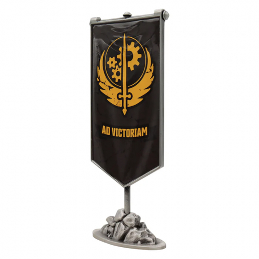 Fallout Limited Edition Brotherhood of Steel Metal Banner i gruppen LEGETØJ / Collectibles / Fallout collectables hos Spelexperten (B-FLT106)