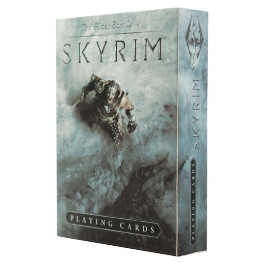 The Elder Scrolls Skyrim Playing Cards i gruppen SELSKABSSPIL / Poker & casino hos Spelexperten (B-SKY03)
