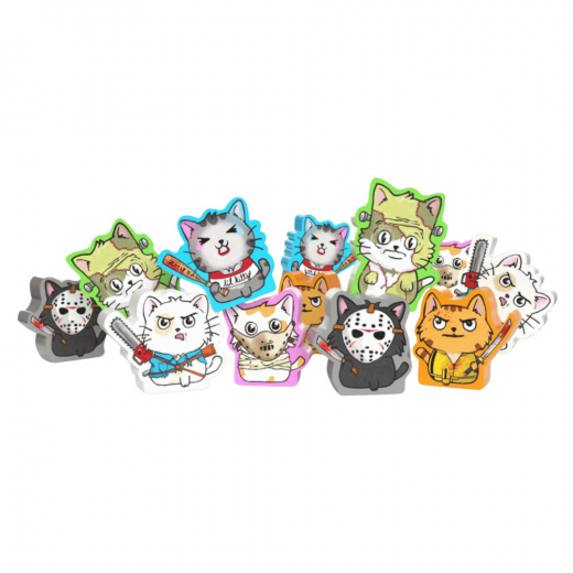 Cats vs Cucumbers: Killer Kitten Meeples (Exp.) i gruppen SELSKABSSPIL / Tilbehør / Andet hos Spelexperten (BBO901)