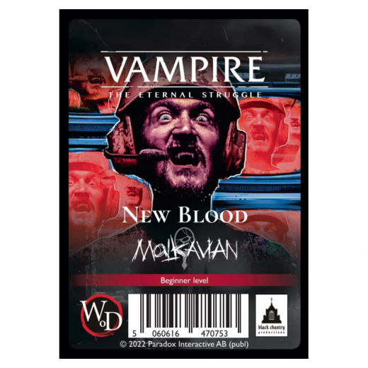 Vampire: The Eternal Struggle TCG - New Blood Malkavian i gruppen SELSKABSSPIL / Kortspil hos Spelexperten (BCP034)
