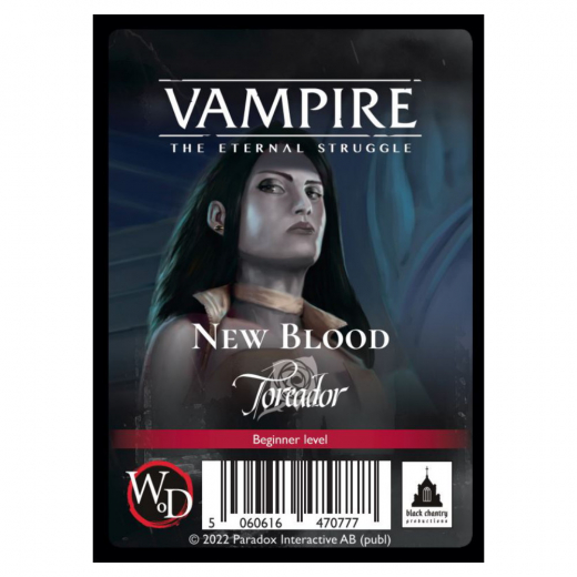 Vampire: The Eternal Struggle TCG - New Blood Toreador i gruppen SELSKABSSPIL / Kortspil hos Spelexperten (BCP036)