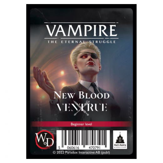 Vampire: The Eternal Struggle TCG - New Blood Ventrue i gruppen SELSKABSSPIL / Kortspil hos Spelexperten (BCP038)