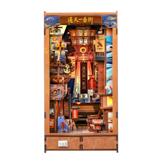 Cutebee Book Nook - Tsutenkaku Ichiban Street i gruppen PUSLESPIL / Book Nook / hos Spelexperten (BJAA403)