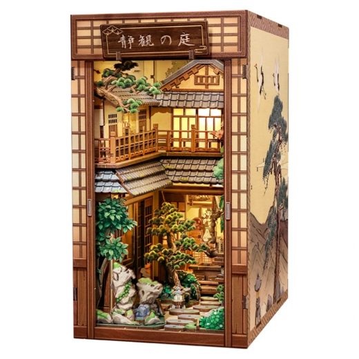 Cutebee Book Nook - Serene Courtyard i gruppen PUSLESPIL / Book Nook / hos Spelexperten (BJAA404)