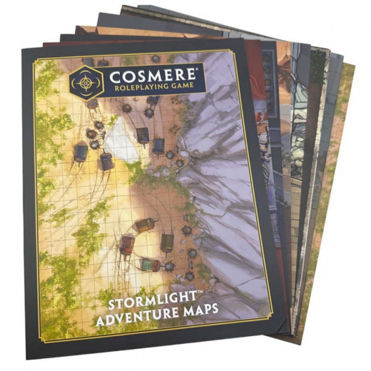 Cosmere RPG: Stormlight - Adventure Maps i gruppen SELSKABSSPIL / Rollespil / Cosmere RPG hos Spelexperten (BMG9117)