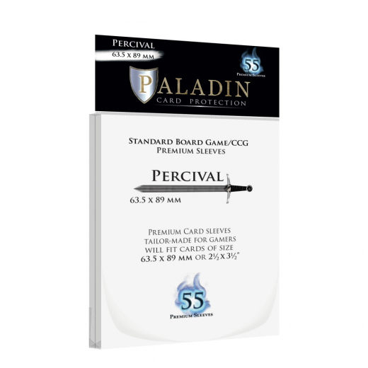 Paladin Sleeves 63,5 x 89 mm Percival i gruppen SELSKABSSPIL / Tilbehør / Sleeves hos Spelexperten (BND00041)