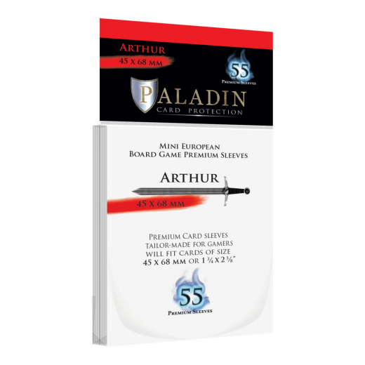 Paladin Sleeves 45 x 68 mm Arthur i gruppen SELSKABSSPIL / Tilbehør / Sleeves hos Spelexperten (BND00044)