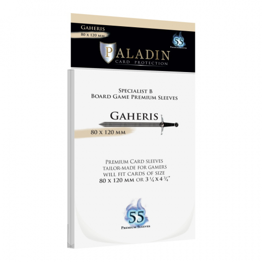 Paladin Sleeves 80 x 120 mm Gaheris i gruppen SELSKABSSPIL / Tilbehør / Sleeves hos Spelexperten (BND00048)