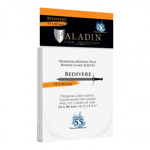 Paladin Sleeves 54 x 80 mm Bedivere i gruppen SELSKABSSPIL / Tilbehør / Sleeves hos Spelexperten (BND00052)