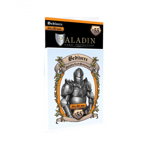 Paladin Sleeves 54 x 80 mm Bedivere i gruppen SELSKABSSPIL / Tilbehør / Sleeves hos Spelexperten (BND00052)