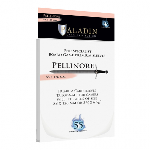 Paladin Sleeves 88 x 126 mm Pellinore i gruppen SELSKABSSPIL / Tilbehør / Sleeves hos Spelexperten (BND00064)