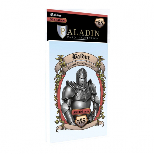 Paladin Sleeves 58 x 108 mm Baldur i gruppen SELSKABSSPIL / Tilbehør / Sleeves hos Spelexperten (BND00085)
