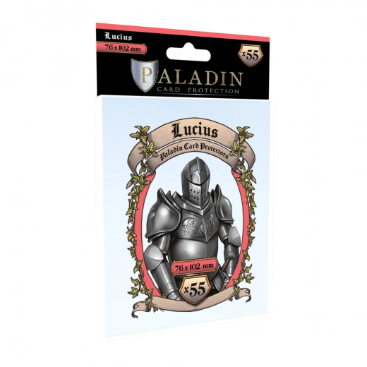 Paladin Sleeves 76 x 102 mm Lucius i gruppen SELSKABSSPIL / Tilbehør / Sleeves hos Spelexperten (BND00090)