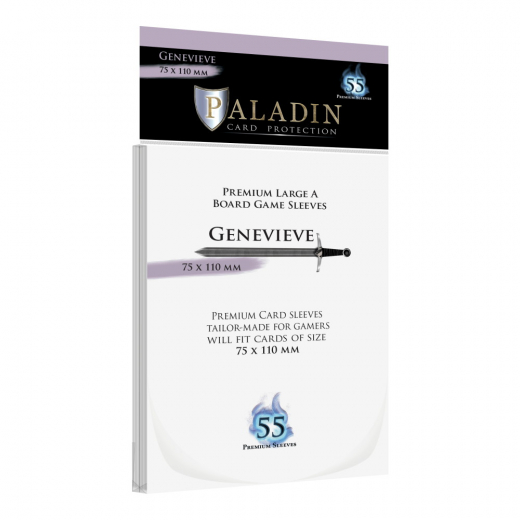 Paladin Sleeves 75 x 110 mm Genevieve i gruppen SELSKABSSPIL / Tilbehør / Sleeves hos Spelexperten (BND00093)