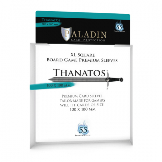 Paladin Sleeves 100 x 100 mm Thanatos i gruppen SELSKABSSPIL / Tilbehør / Sleeves hos Spelexperten (BND00125)