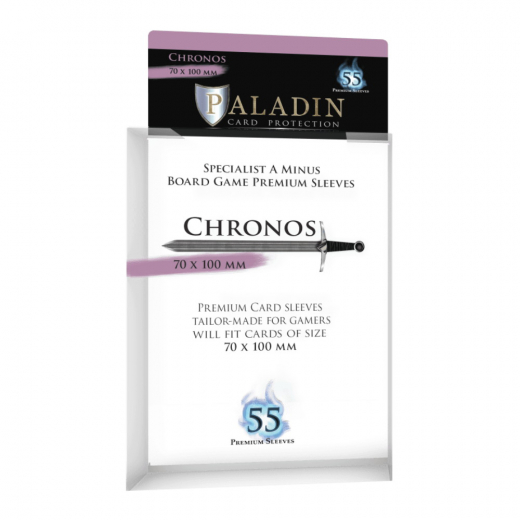 Paladin Sleeves 70 x 100 mm Chronos i gruppen SELSKABSSPIL / Tilbehør / Sleeves hos Spelexperten (BND00127)