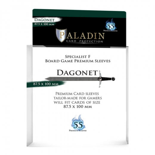 Paladin Sleeves 87,5 x 100 mm Dagonet i gruppen SELSKABSSPIL / Tilbehør / Sleeves hos Spelexperten (BND00156)