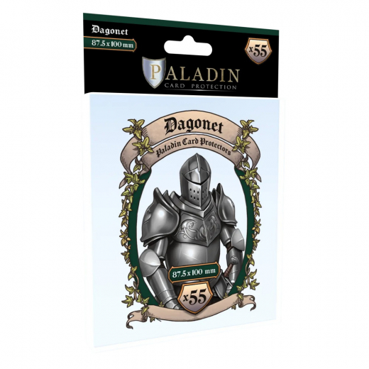Paladin Sleeves 87,5 x 100 mm Dagonet i gruppen SELSKABSSPIL / Tilbehør / Sleeves hos Spelexperten (BND00156)