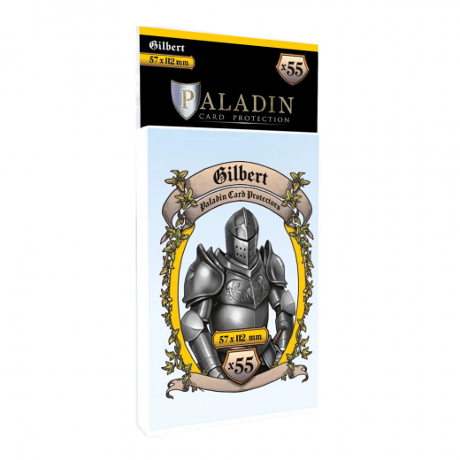 Paladin Sleeves 57 x 100 mm Gilbert i gruppen SELSKABSSPIL / Tilbehør / Sleeves hos Spelexperten (BND00166)