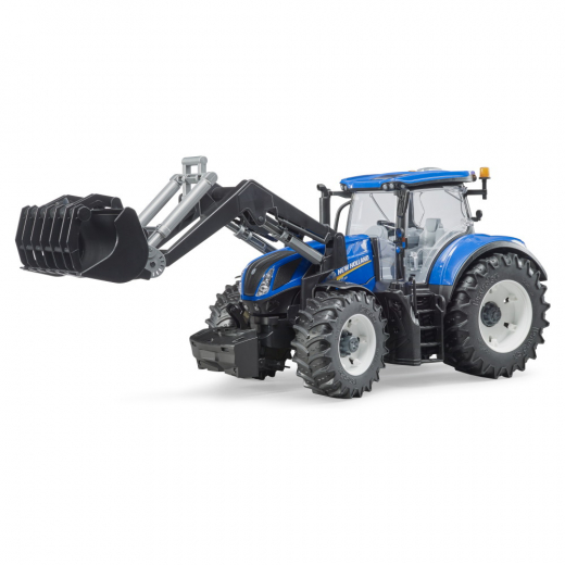 Bruder New Holland T7.315 med frontlæsser i gruppen LEGETØJ / Legetøjskøretøjer / Bruder hos Spelexperten (BR3121)