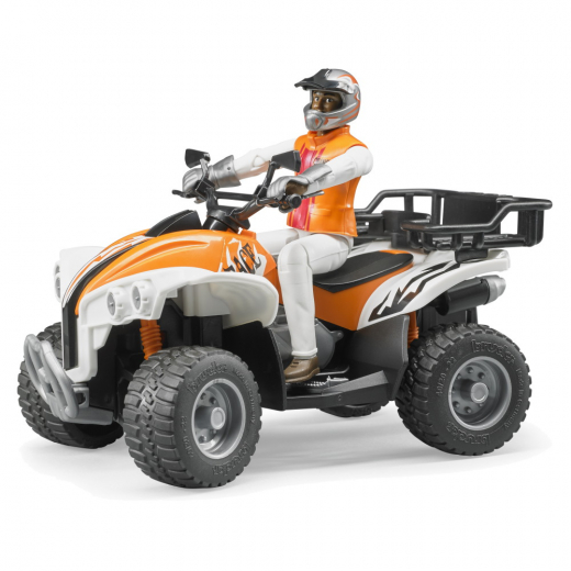 Bruder Quad bike med chauffør i gruppen LEGETØJ / Legetøjskøretøjer / Bruder hos Spelexperten (BR63000)