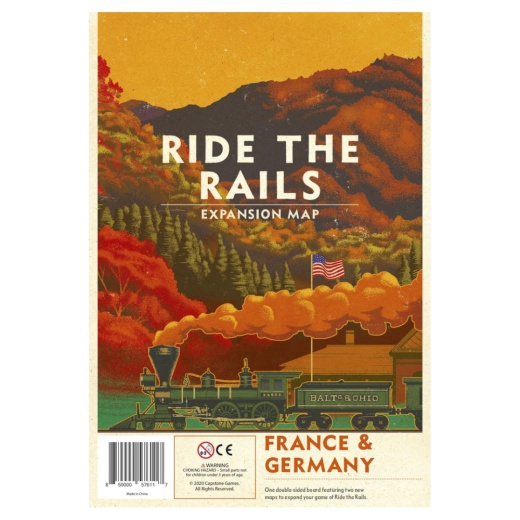 Ride the Rails: France & Germany (Exp.) i gruppen SELSKABSSPIL / Udvidelser hos Spelexperten (CAPIR202)