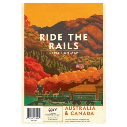 Ride the Rails: Australia & Canada (Exp.) i gruppen SELSKABSSPIL / Udvidelser hos Spelexperten (CAPIR203)