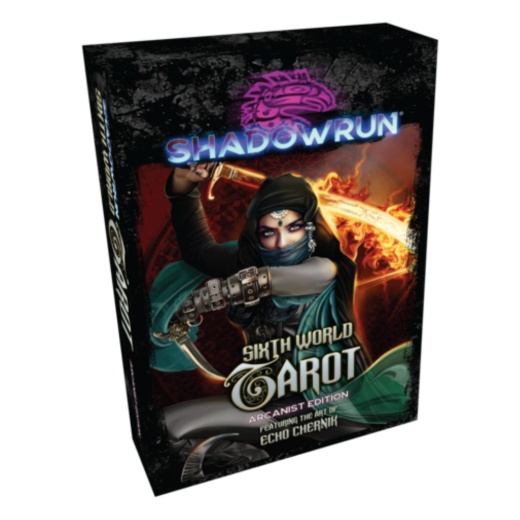 Shadowrun RPG: Tarot Deck - Arcanist Edition i gruppen SELSKABSSPIL / Rollespil / Shadowrun hos Spelexperten (CAT27512)